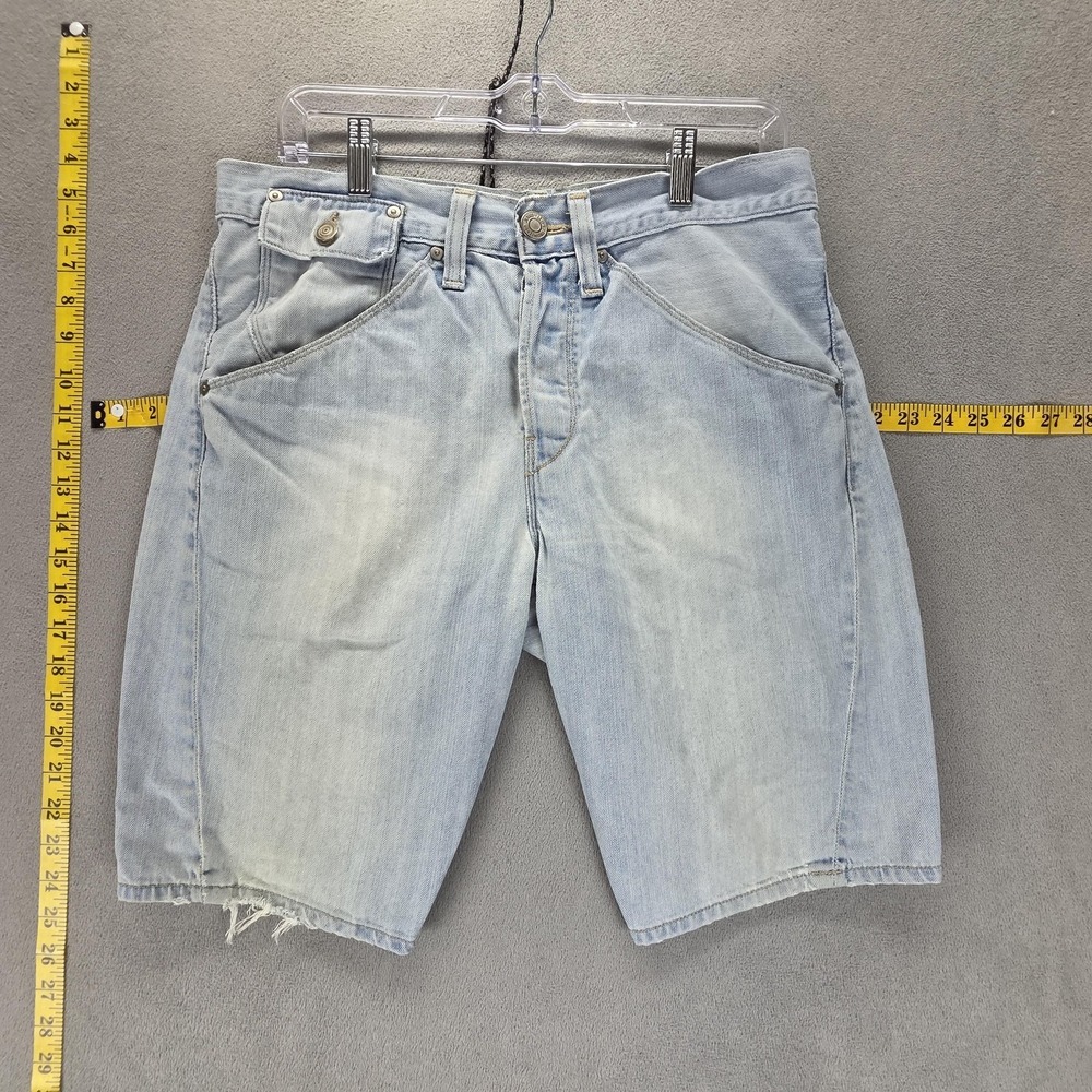 VTG‎ Levis Engineered Shorts Mens 31 Twisted Flap Pocket Button Fly 10" Inseam